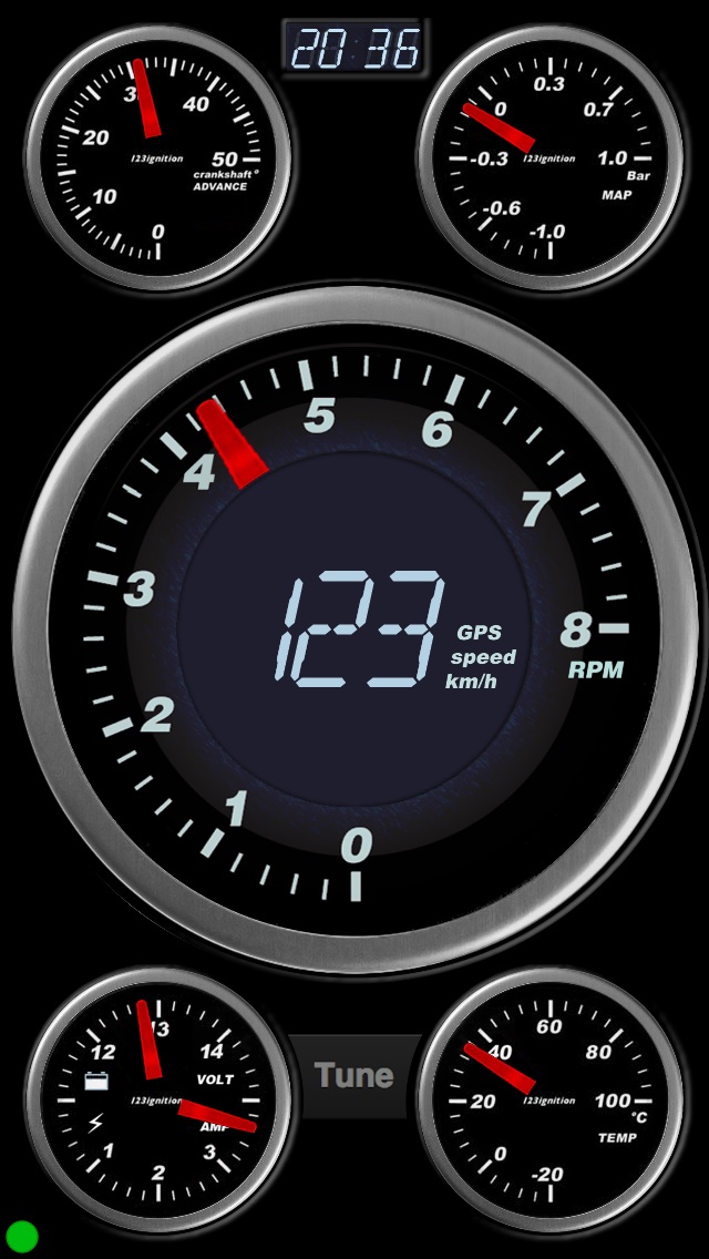 123 TUNEplus instrument st�ende